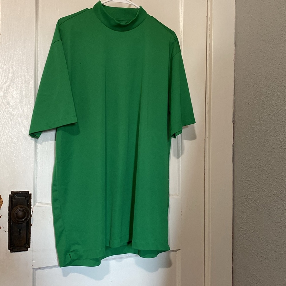 Nike Men's Vibrant Green Polo Shirt
